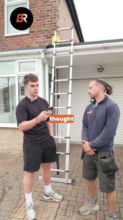 Pete from Horizon Flat Roofing talking on his drive